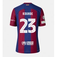 Dres Barcelona Jules Kounde #23 Domaci 2023-24 Kratak Rukav